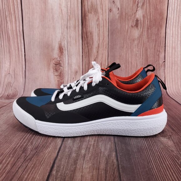 Vans Black and Blue Athletic Shoes - Picture 2 of 15